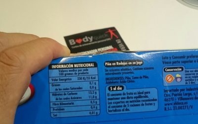 ¿Cómo interpretar etiquetas de valores e información nutricional de los alimentos?